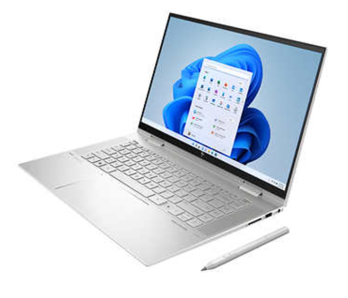 HP 2L7M5UA 15-ES0003CA Envy 15.6 Inch FHD Touch Screen Intel Core i7-1165G7 Processor 16GB DDR4 RAM 1TB SSD Iris X Graphics Windows 10 Home - Silver - Zoom Image 4