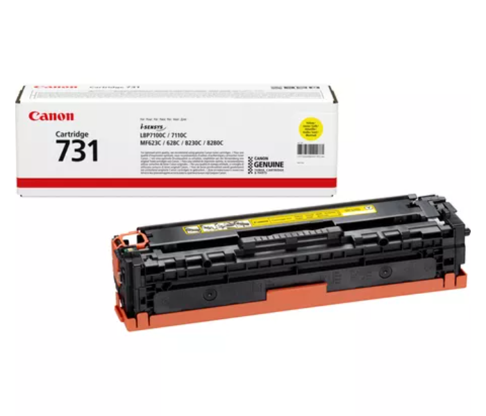 Canon 731 Genuine Toner Cartridge - Yellow - Zoom Image 1