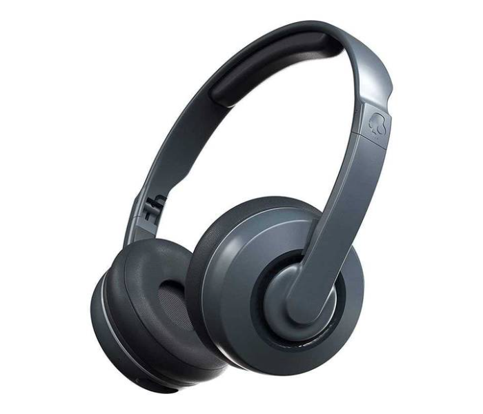 Skullcandy S5CSW-N744 Cassette Wireless Bluetooth On-Ear Headphones - Black and Grey - Zoom Image 1