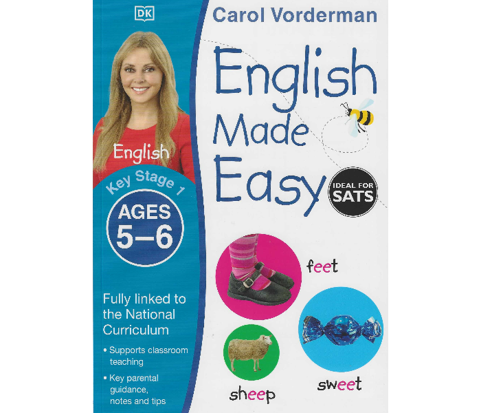 Dk English Made Easy Key Stage 1 English Ages 5-6  Book for Kids - Zoom Image 1