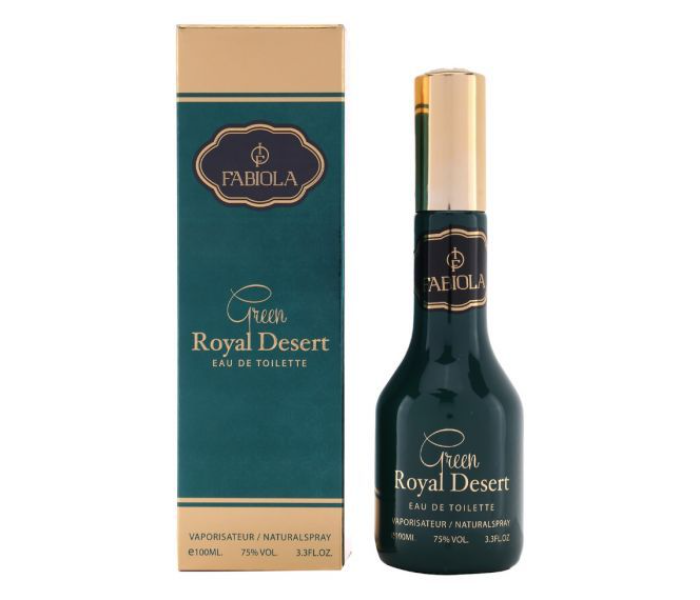 Fabiola 100ml Green Royal Desert Eau De Toilette Natural Spray - Green - Zoom Image