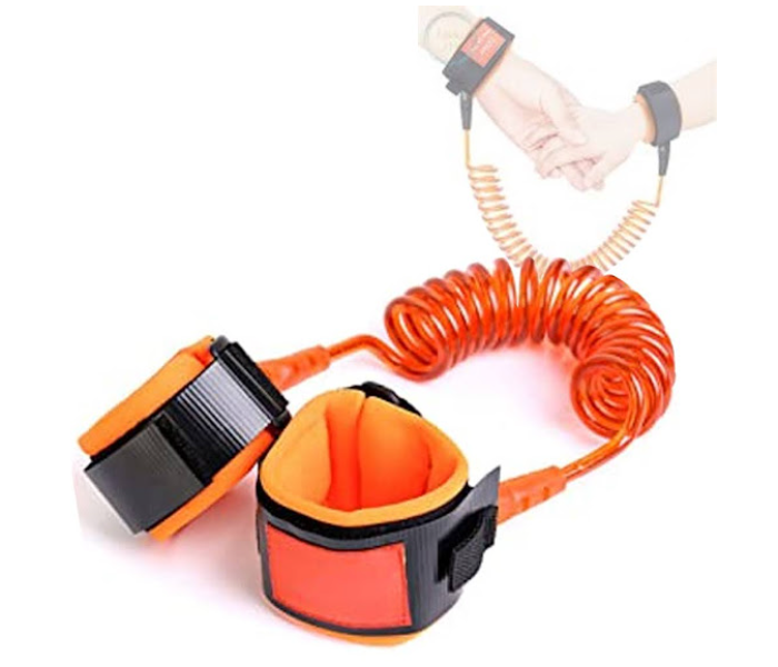 GTC 22000667 1.5m Kids Anti Lost Protection Wristband -  Black and Orange - Zoom Image 5