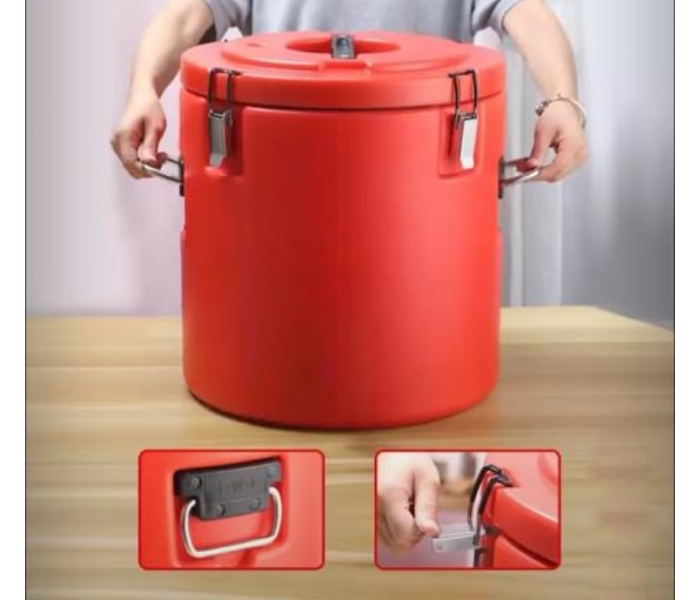 VT3033 38 Litre Double Layered Stainless Inner Water Barrel - Red - Zoom Image 1