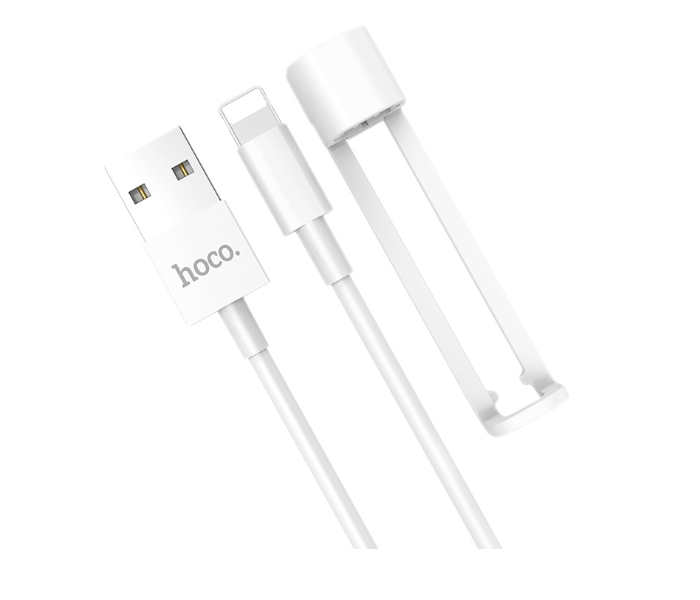 Hoco X31 Lightning Charging Data Cable Holder - White - Zoom Image 2