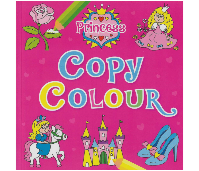 Brown Watson Princess Copy Colour Book for Kids - Zoom Image 1