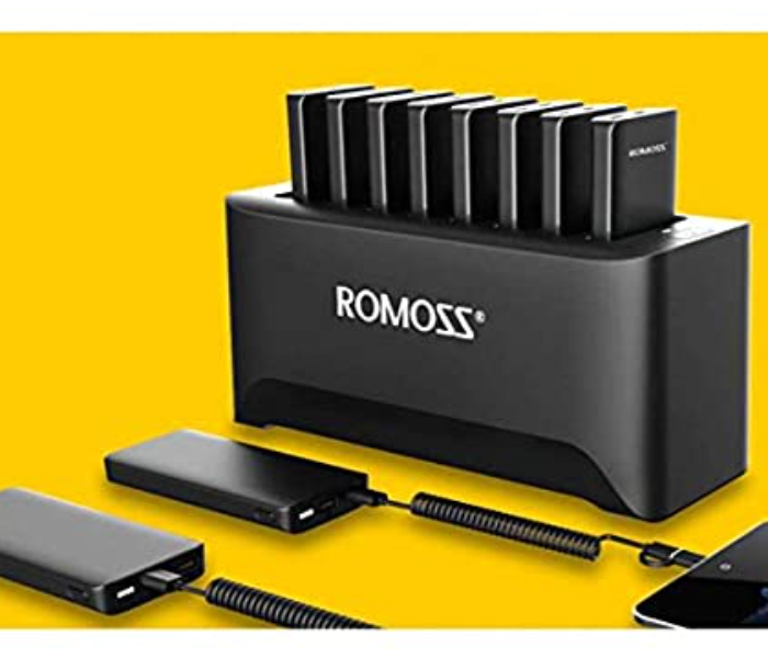 Romoss VTS107 100Watts Charging Station with 10000mAh Power Bank - Black - Zoom Image 2