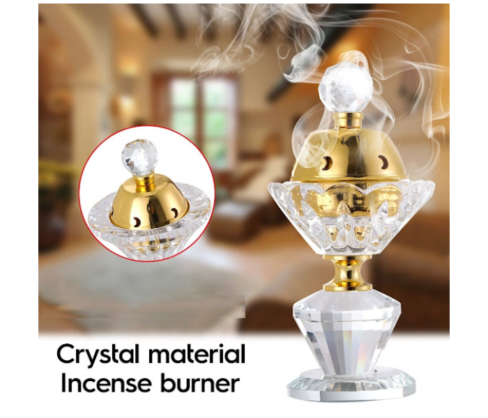 GTC 22000759 Small Size Attractive Bakhoor Crystal Incense Oud Burner For Office and Home Decor - Zoom Image 5