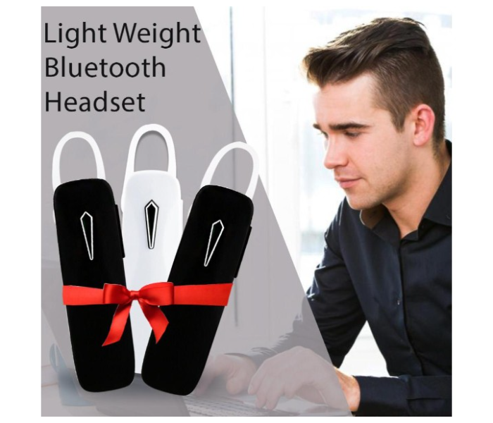 Mega Bundle Light Weight Bluetooth Wireless Single Ear Mono Headset With Mic 3 Pieces R02 Multicolor - Zoom Image 2