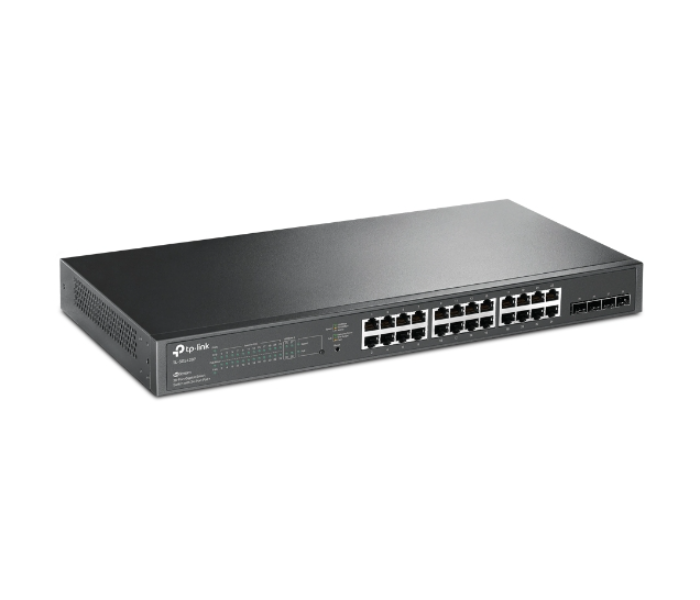 TP-Link TL-SG2428P JetStream 28-Port Gigabit Smart Switch with 24-Port PoE - Grey - Zoom Image 2