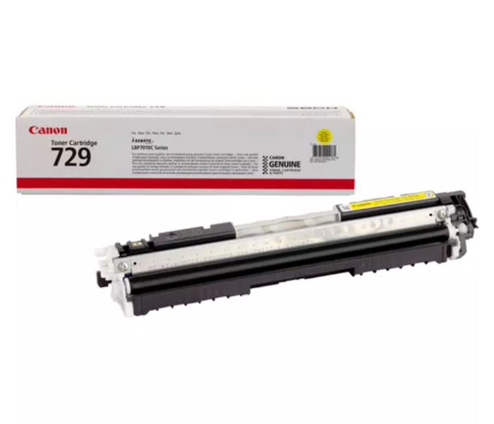 Canon 729 Genuine Toner Cartridge - Yellow - Zoom Image 1