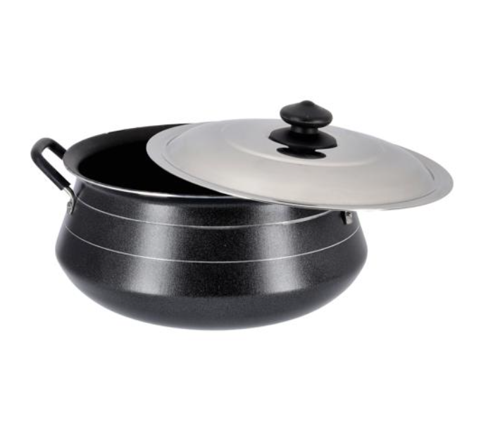 Royalford RF10006 26cm Non-stick Handi Casserole with Stainless Steel Lid - Black and Silver - Zoom Image 6