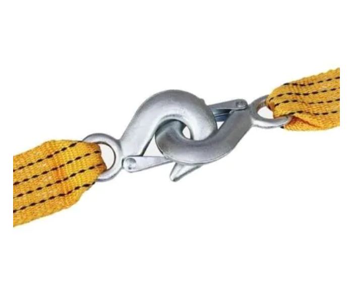 Generic Hook Tow Rope With Strap - Yellow  - Zoom Image 3