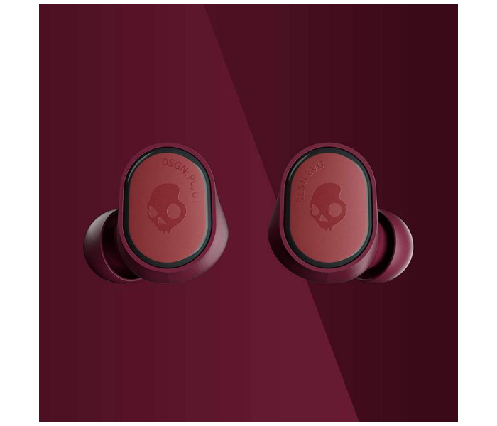 Skullcandy S2TVW-N741 Sesh Evo True Wireless In-Ear Earphones - Maroon - Zoom Image 5