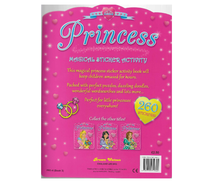 Brown Watson Princess Sticker Activity Book -3 for Kids - Zoom Image 2