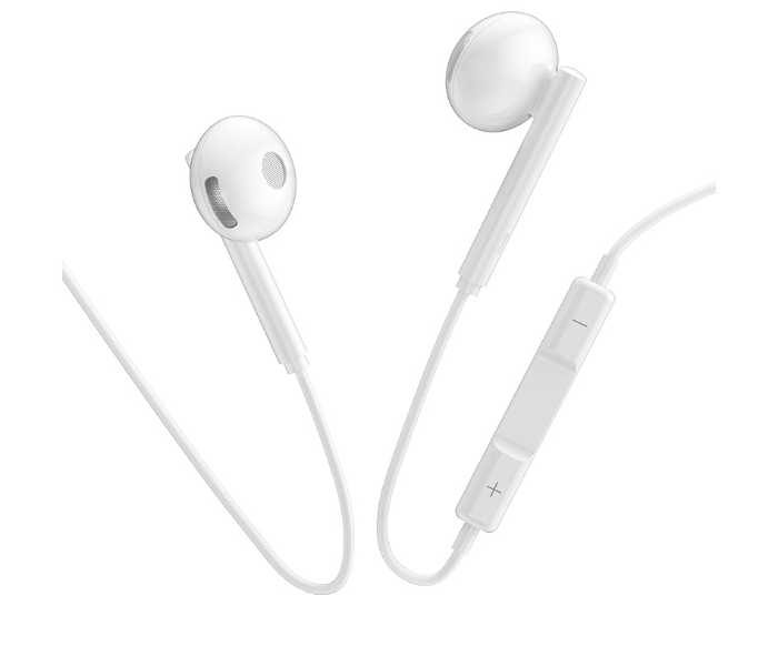 Hoco L10 Acoustic Type-C Wired Earphones With Mic - White - Zoom Image 1