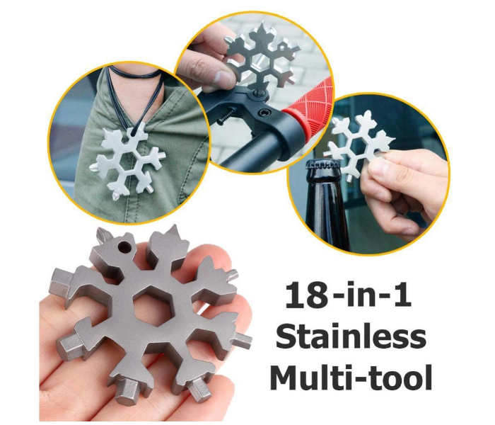 Generic 18-in-1 Multi Tool Stainless Portable Steel for Outdoor Travel Camping Adventure Daily Tool - Zoom Image 1