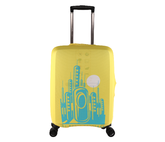 Para John PJLC9918M Luggage Cover Medium Size - Yellow and Blue - Zoom Image 1