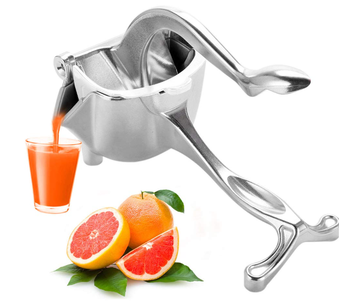 Aluminium Fruit Squeezer And Pressure Fruit Juicer Press Household Kitchen Tool Fruit Juicer Citrus Extractor Tool - Silver - Zoom Image 2