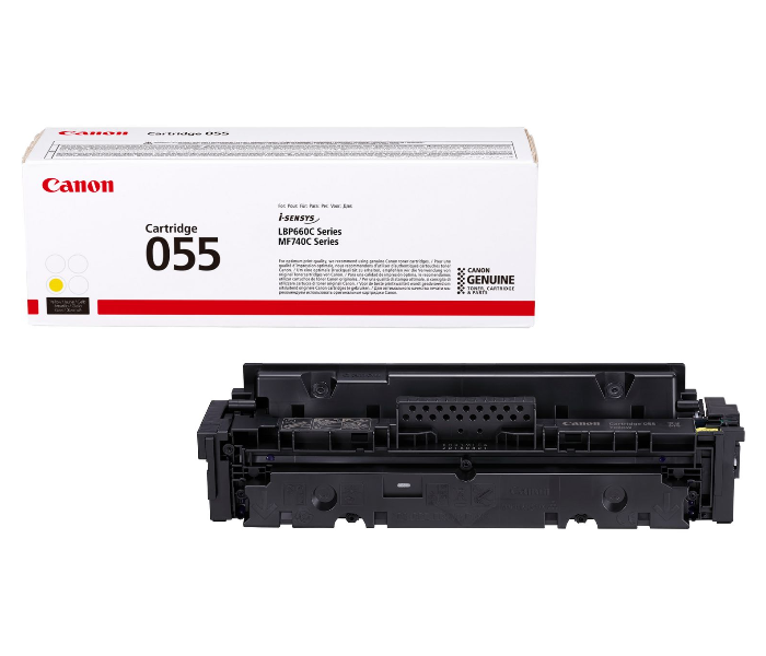 Canon 055 Genuine Toner Cartridge - Yellow - Zoom Image 3