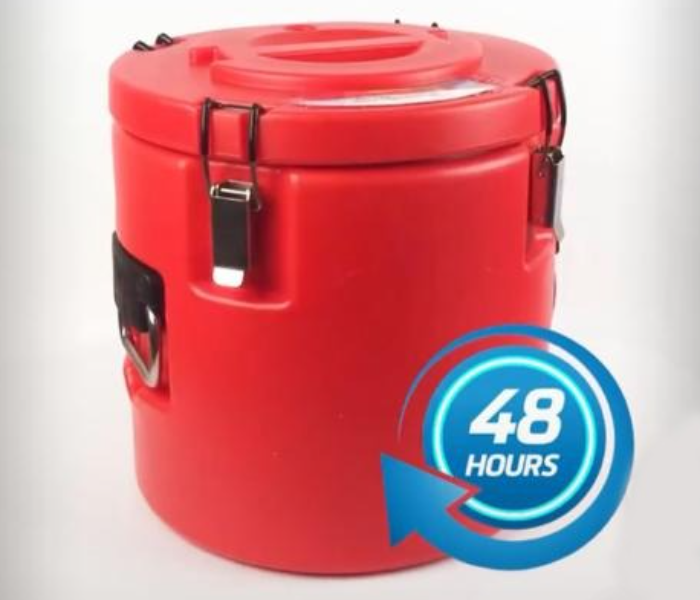 VT3033 38 Litre Double Layered Stainless Inner Water Barrel - Red - Zoom Image 2