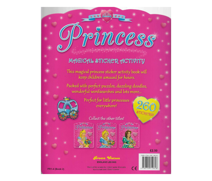 Brown Watson Princess Sticker Activity Book -2 for Kids - Zoom Image 2