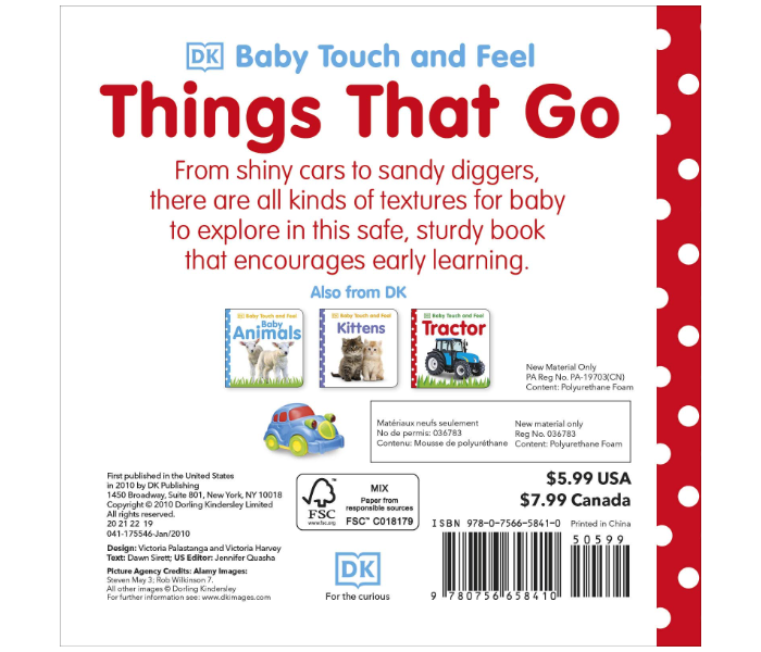 DkBaby Touch And Feel Thing That Do Books for Kids - Zoom Image 2