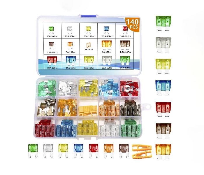 140 Pieces Car Fuse Kit - Zoom Image 1