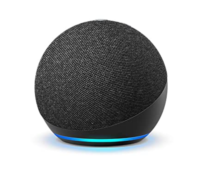 Echo Dot 4Th Generation With 4 Microphones - Black - Zoom Image 1