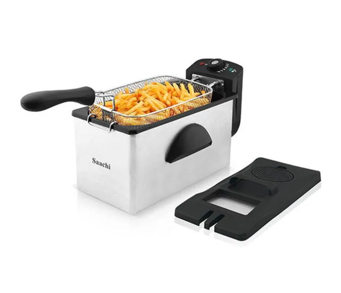 Saachi NL-DF-4751 3Litre 2000Watts Deep Fryer - Black and Silver - Zoom Image