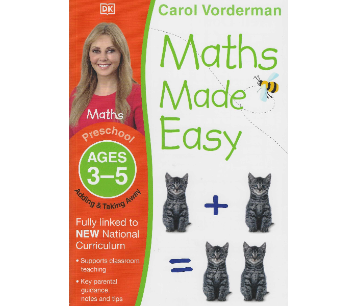 Dk Maths Made Easy Adding and Taking Away Ages 3-5 Book for Kids - Zoom Image 1