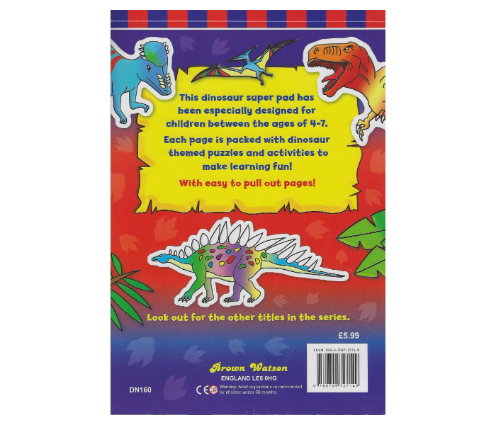 Brown Watson Dinosaur Super Pad Book for Kids - Zoom Image 2