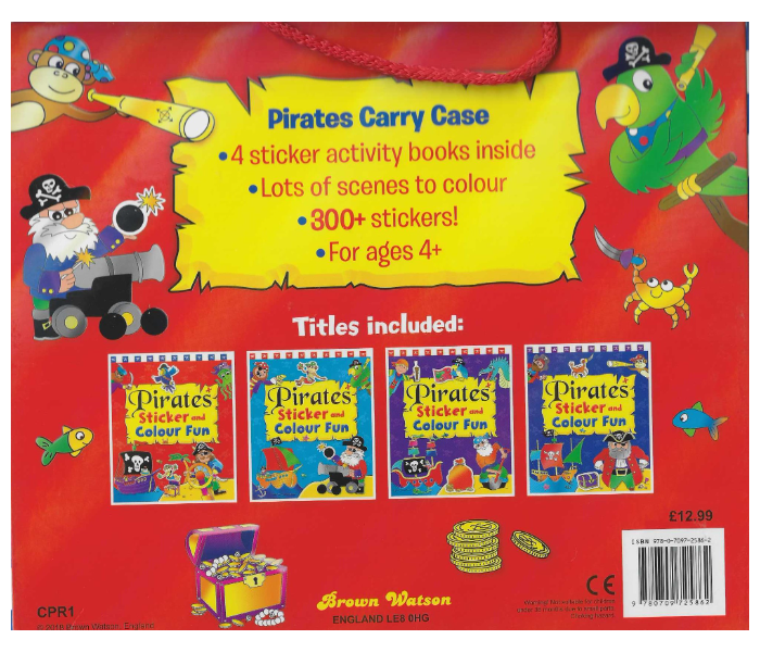 Brown Watson Pirate Carry Case Book for Kids - Zoom Image 2