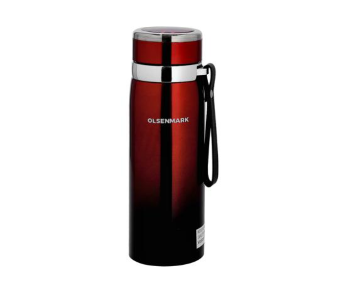 Olsenmark OMVF2484 600ml Stainless Steel Vacuum Bottle - Maroon - Zoom Image 2