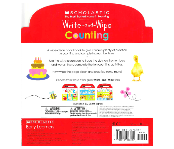 Scholastic Write And Wipe Counting 123 Book for Kids - Zoom Image 2