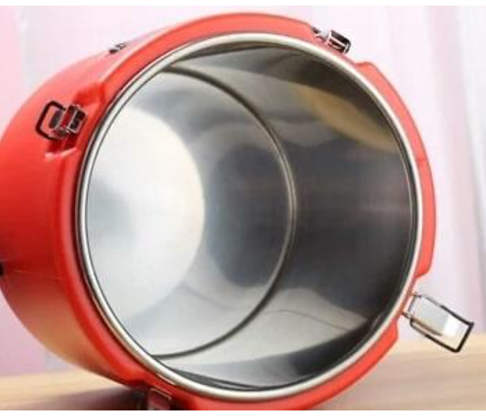 VT3010 8 Litre Double Layered Stainless Inner Insulation Barrel For Food - Red - Zoom Image 1