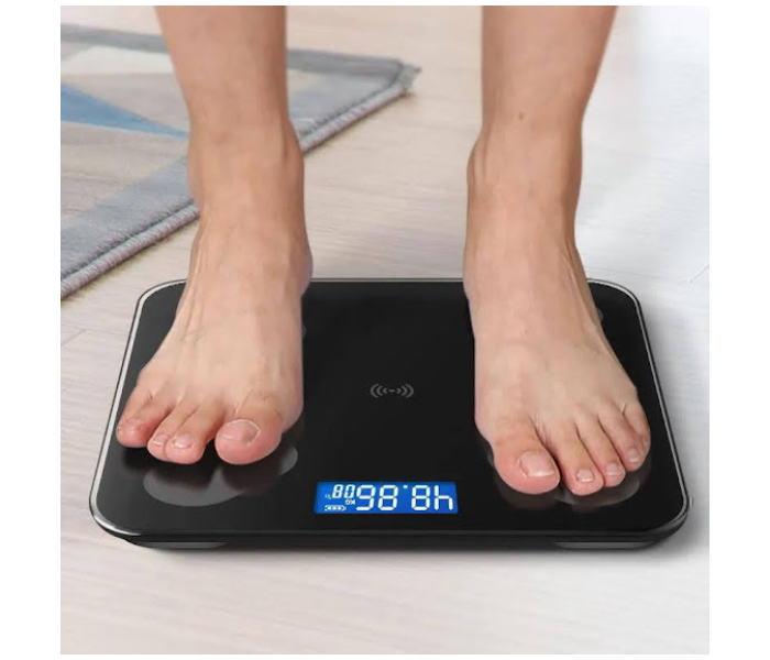 GTC 22000691 Smart Digital Body Weight Scale - Black - Zoom Image 1