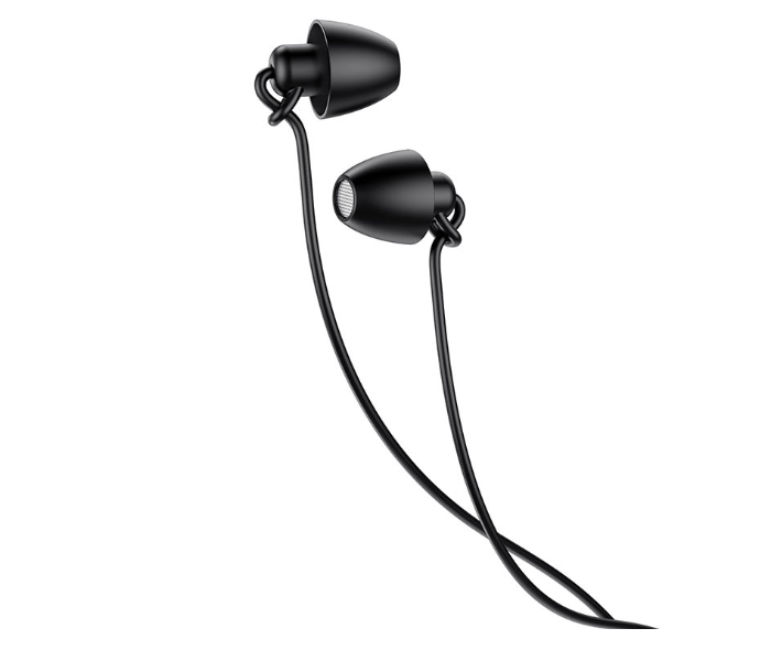 BOROFONE BM58 Peaceful Universal Sleeping Earphone With Mic 3.5 Aux - Black - Zoom Image 1