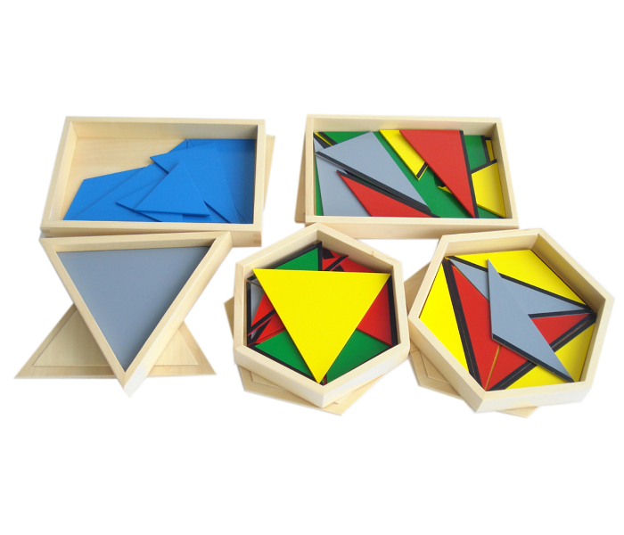 Montessori Educational Toy 202218 Constructive Triangles for Kids - Zoom Image