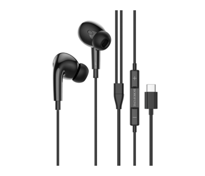 BOROFONE BM30 PRO Original Series Earphones 3.5 Aux - Black - Zoom Image 1