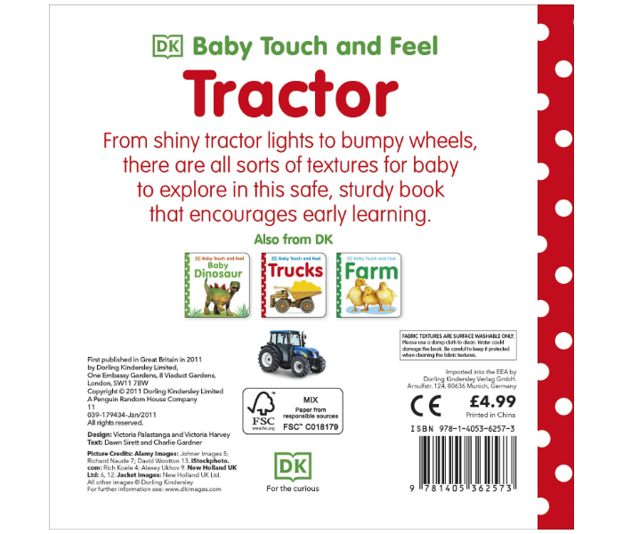 Dk Baby Touch And Feel Tractor Books for Kids - Zoom Image 2