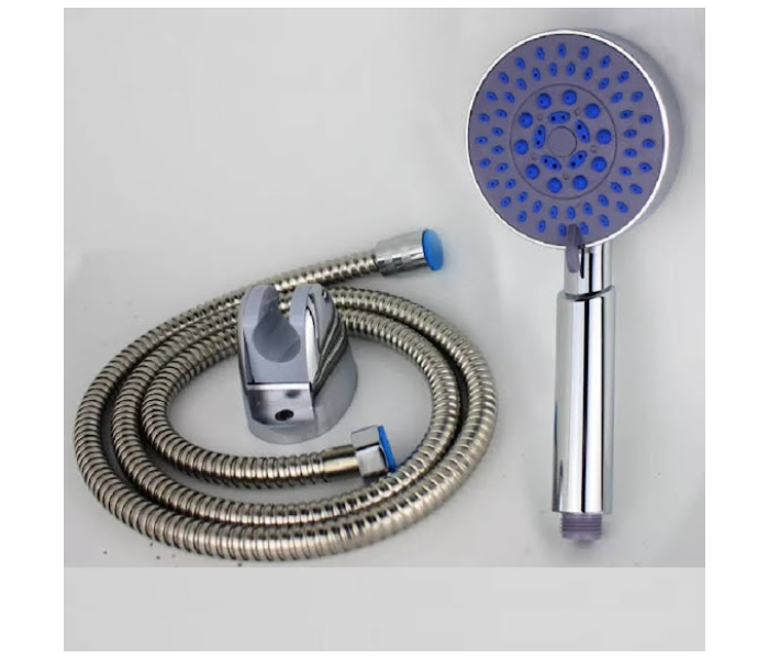 GTC 22000705 5 Functions Handheld Bathroom Shower Head Set - Silver - Zoom Image 2