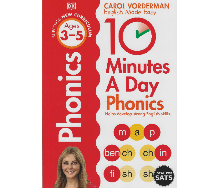 Dk 10 Minutes A Day Phonics Ages 3-5 Book for Kids - Zoom Image 1