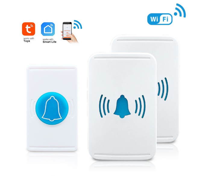 Wink Smart Self Powered Wifi Door Bell - White - Zoom Image