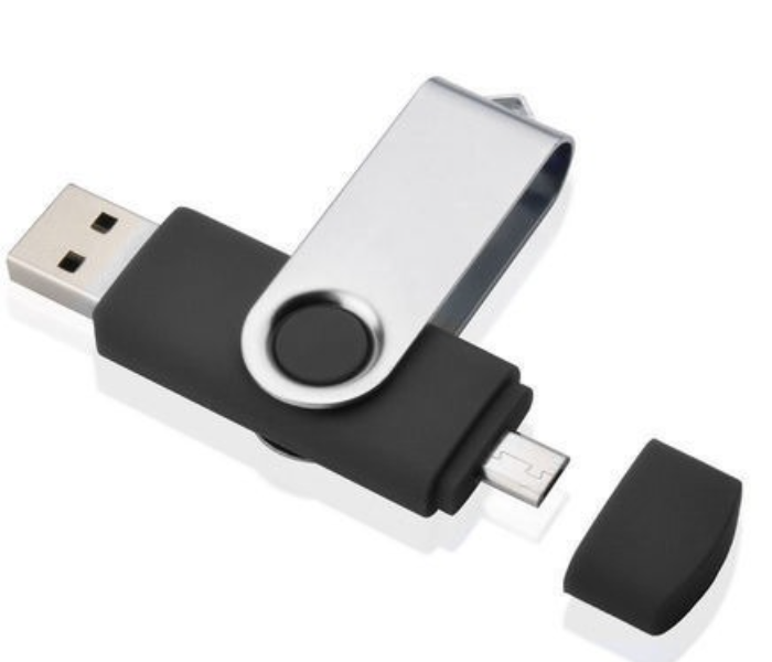 IPOS 128GB USB Flash Drive - Black And Silver - Zoom Image 1