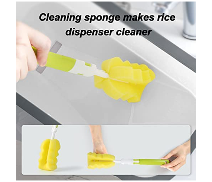 Generic Rice Dispenser for Kitchen - White and Grey - Zoom Image 6