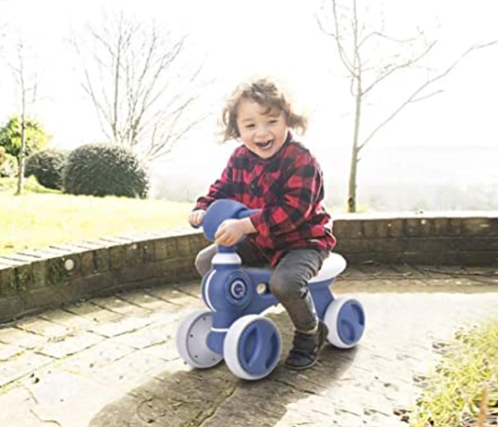 Toddler Walker Bike Toy with Music and Light - Blue - Zoom Image 1