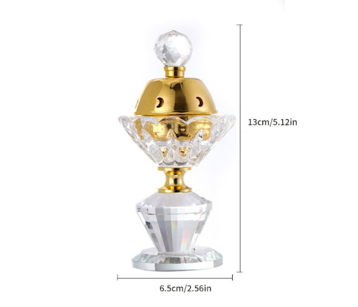 GTC 22000761 Large Size Attractive Bakhoor Crystal Incense Oud Burner For Office and Home Decor - Zoom Image 5