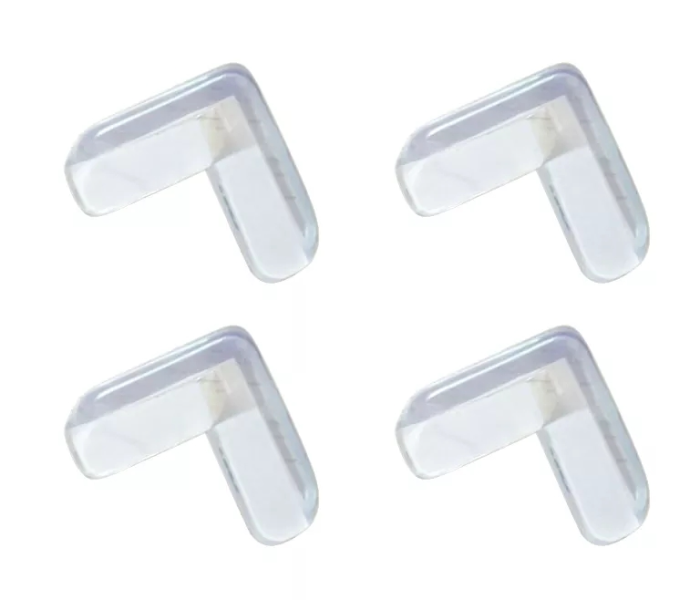 4 Piece Transparent Silicone Corner Bumper Pad - Zoom Image 2