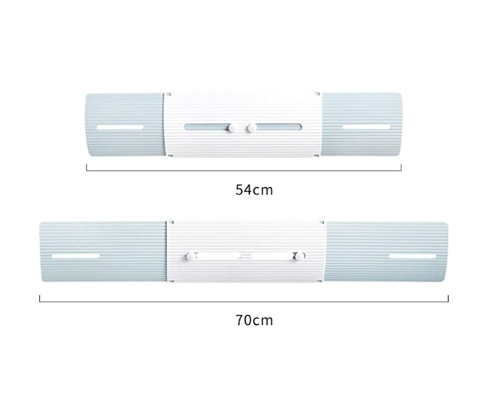 360g ABS Material Air Conditioner Windshield Board for Bedroom - White - Zoom Image 4