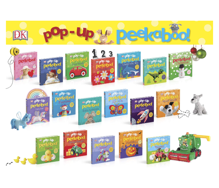 Dk PopUp Peekboo Tractor Books for Kids - Zoom Image 2